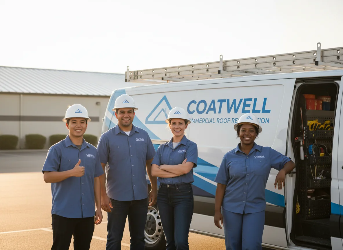 Commercial roof coating company in Chadwicks, NY