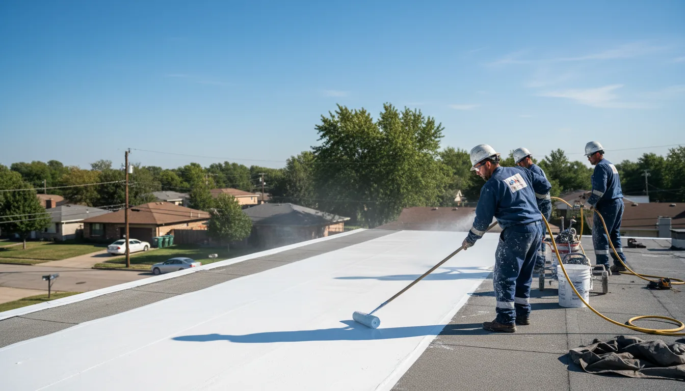 Commercial roof coating in Chadwicks, NY near me